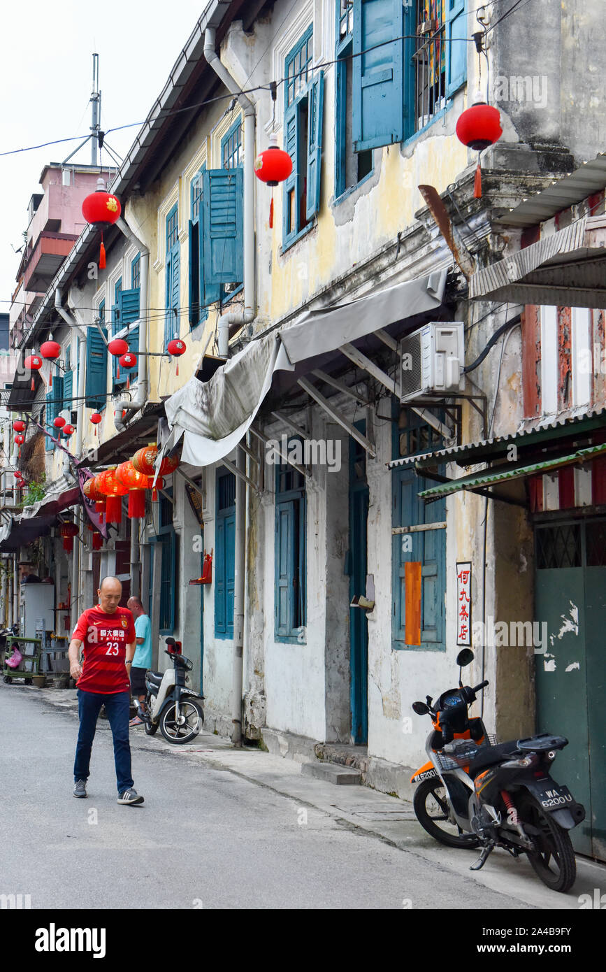 Fußgängerzone, Chinatown, Kuala Lumpur Stockfoto