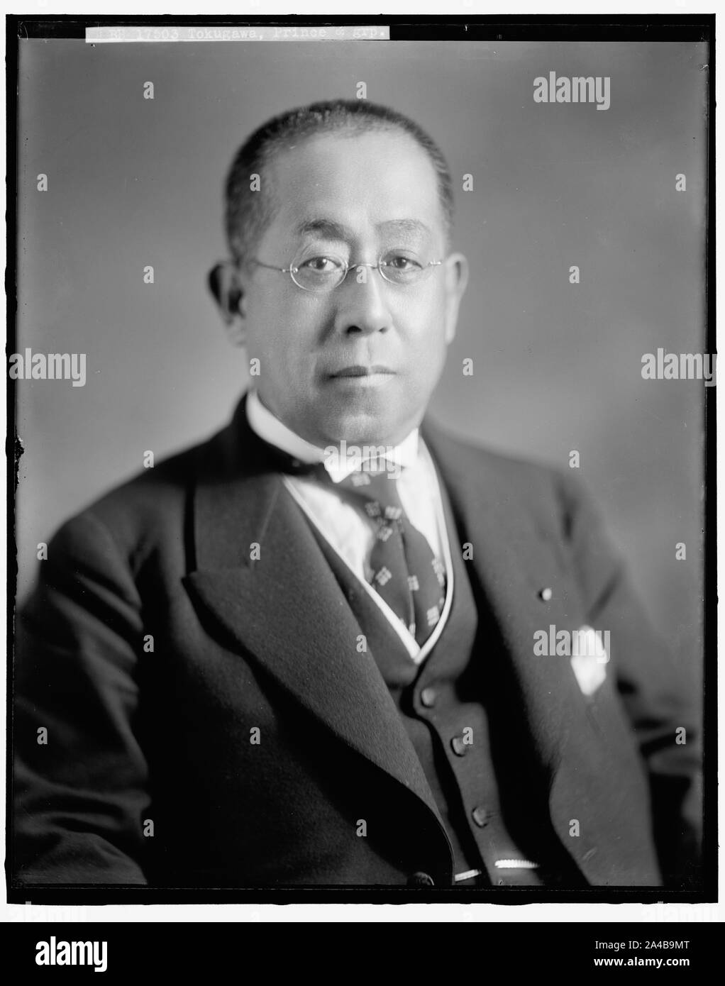 TOKUGAWA, Prinz. Prinz Stockfoto