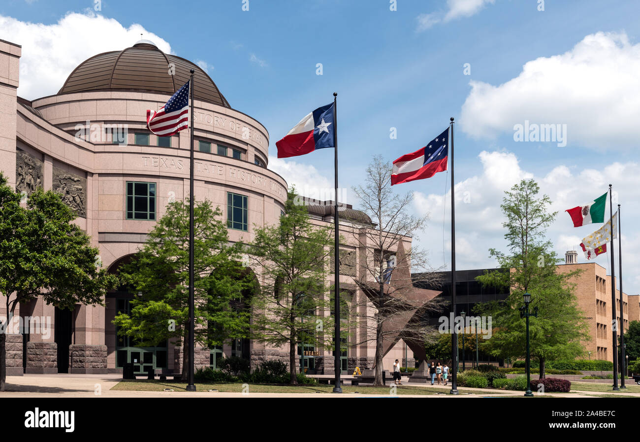 Die Bullock Texas State History Museum in Austin, Texas Stockfoto