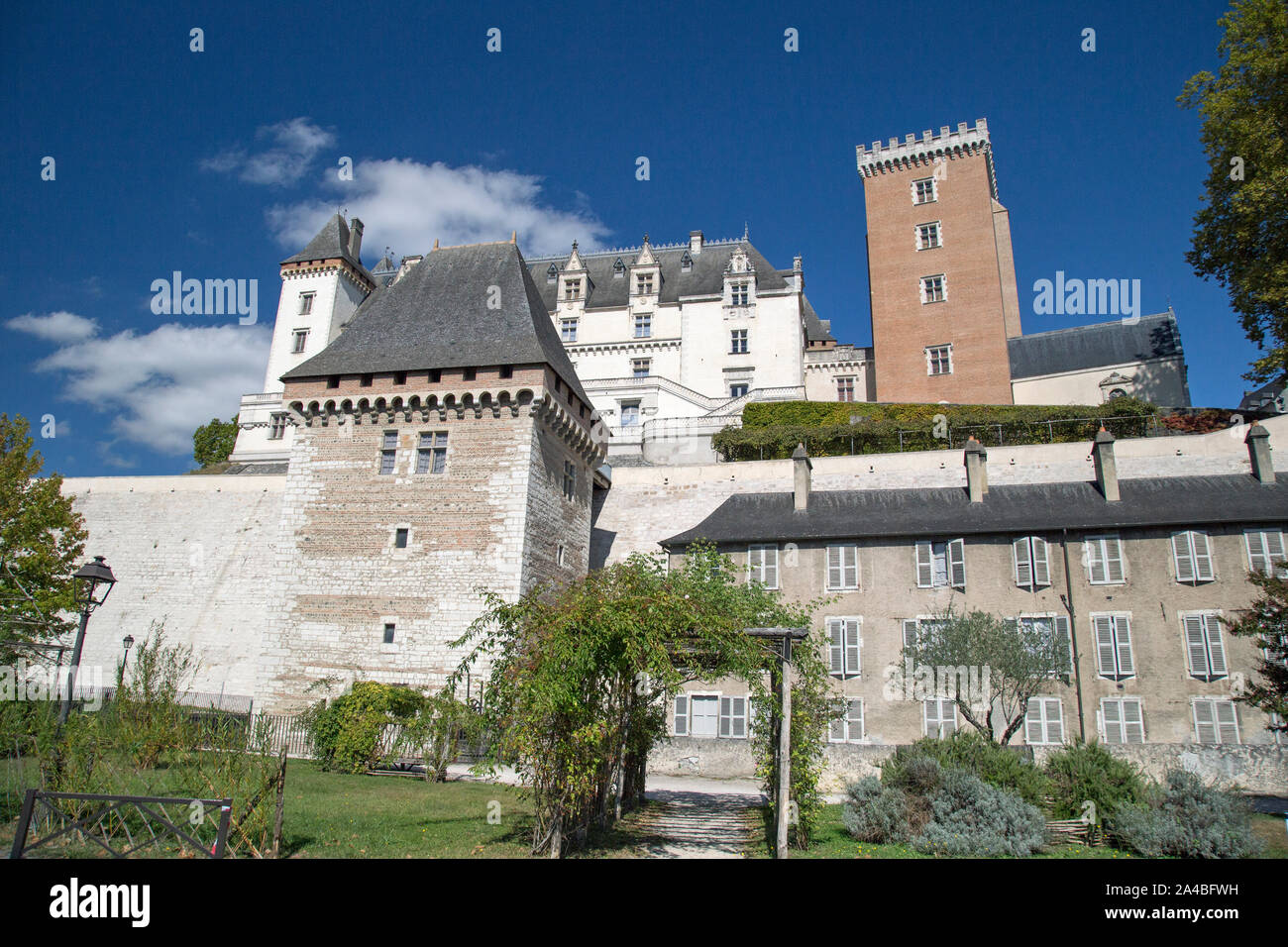 Pau, Aquitaine, Frankreich, September 2019, einen Blick auf den königlichen Palast von König Heinrich VI. von Navarra Stockfoto