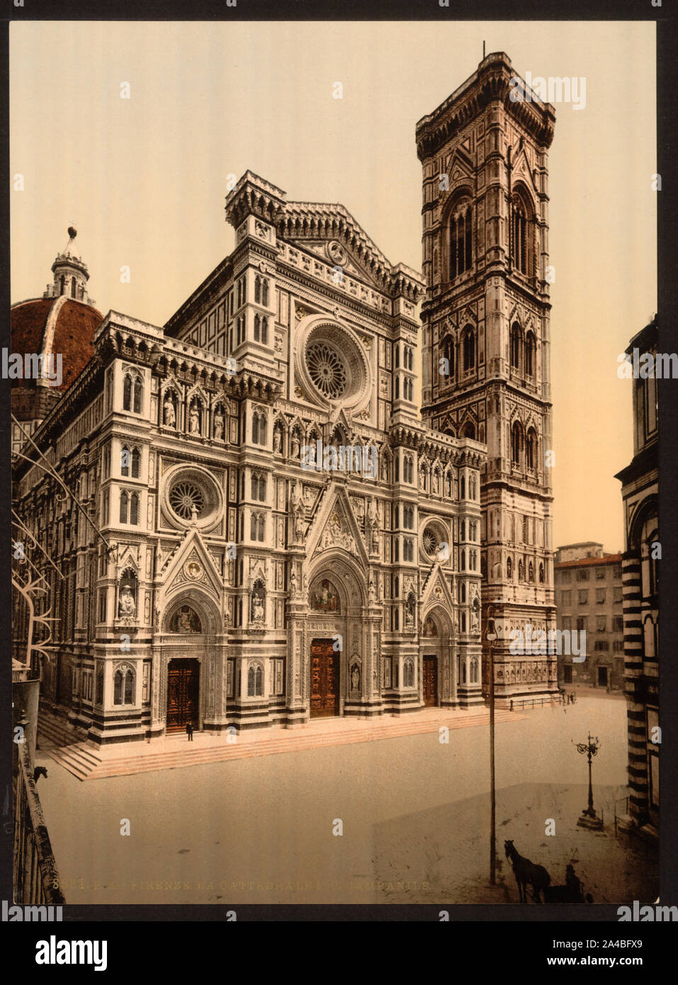 Der Dom und Campanile, Florenz, Italien Stockfoto