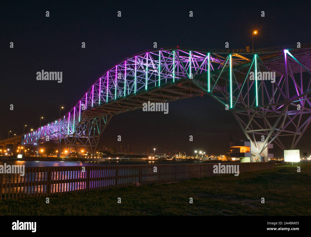 Die Corpus Christi die Harbour Bridge, die Harbour Bridge, Corpus Christi, Texas Stockfoto