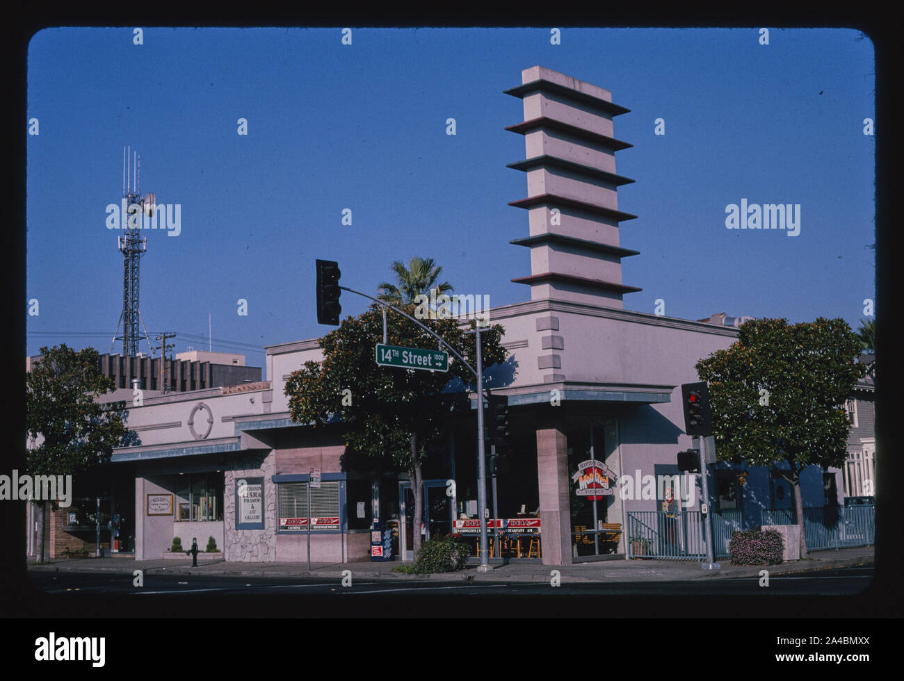 Das Deli, Modesto, Kalifornien Stockfoto