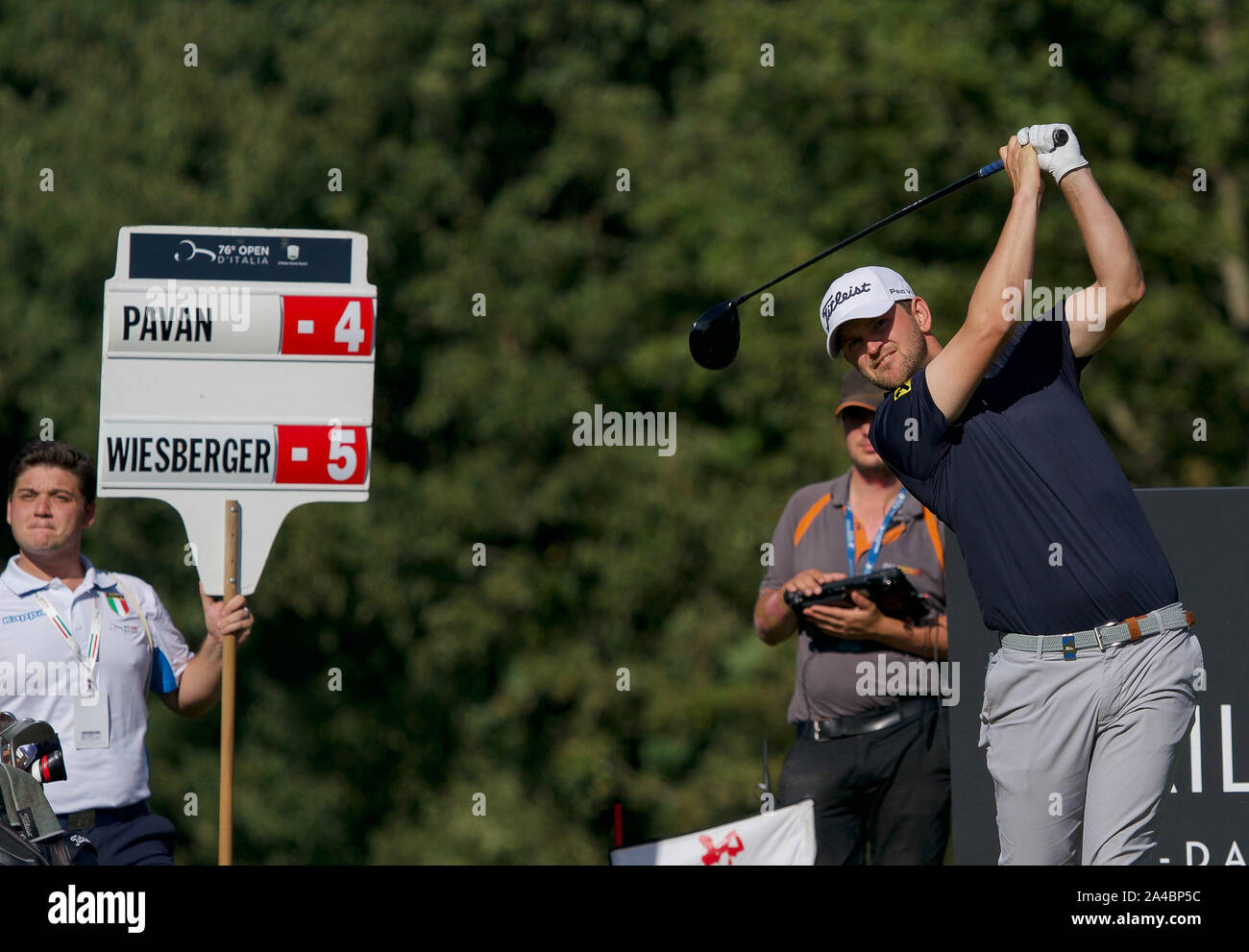 Wiesberger, Bernd europäischen Tour Rennen zu dubri 76 bei 76° Öffnen von Italien, Rom, Italien, 12 Okt 2019, Sports Golf Stockfoto