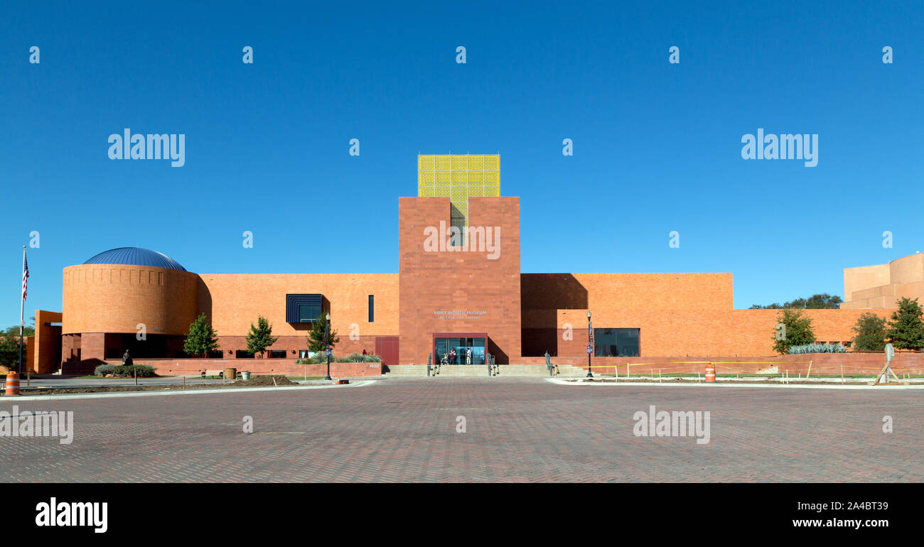 Die Fort Worth Museum der Wissenschaft und Geschichte, in Fort Worth, Texas Stockfoto