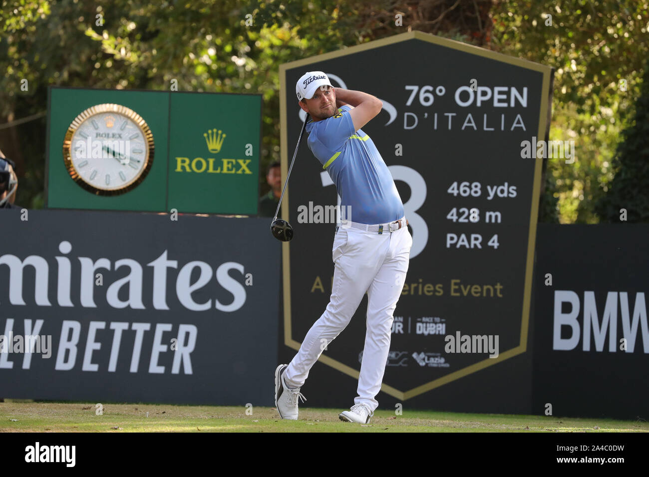 Europäische Tour Rennen zu dubri 76° open d'italia Golfclub Olgiata roma Golf während 76° Open d'Italia, Rom, Italien, 13. Okt. 2019, Sports Golf Stockfoto