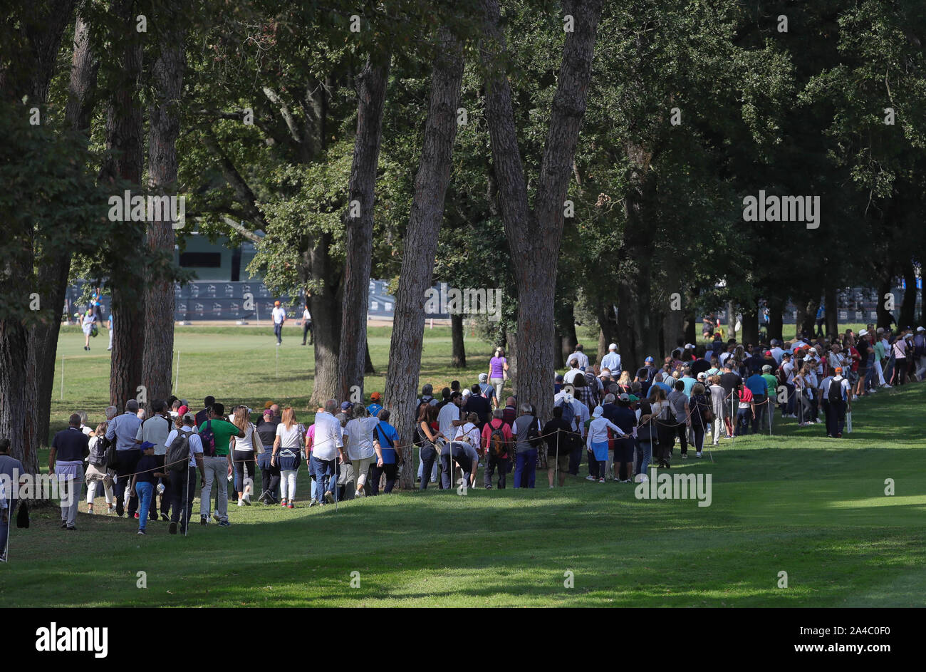 Europäische Tour Rennen zu dubri 76° open d'italia Golfclub Olgiata roma Golf während 76° Open d'Italia, Rom, Italien, 13. Okt. 2019, Sports Golf Stockfoto