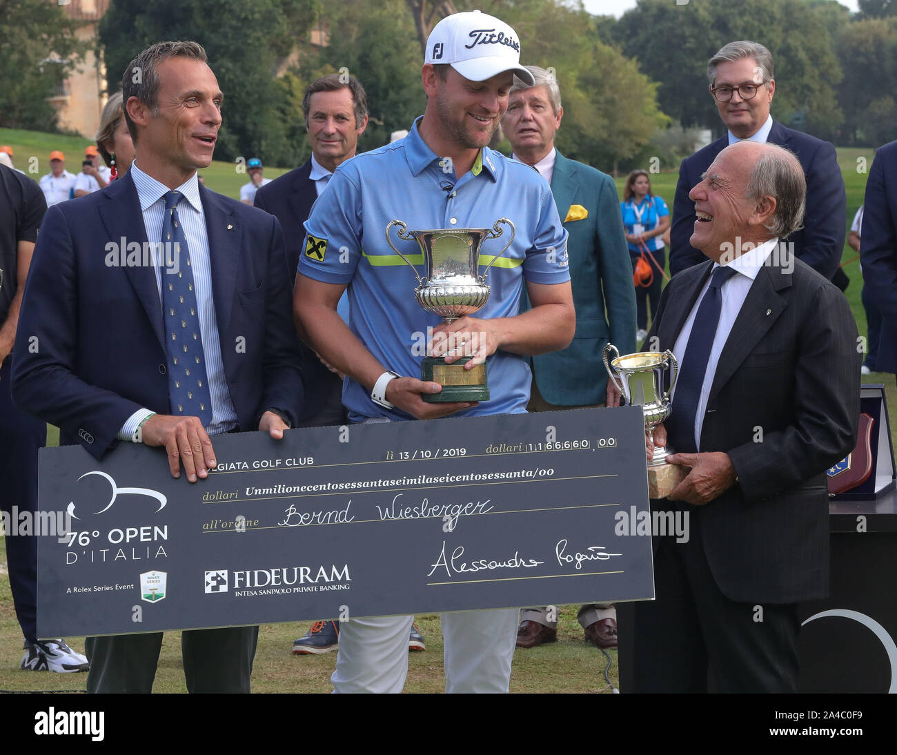 Sieger 76 bei 76° Open d'Italia, Rom, Italien, 13. Okt. 2019, Sports Golf Stockfoto