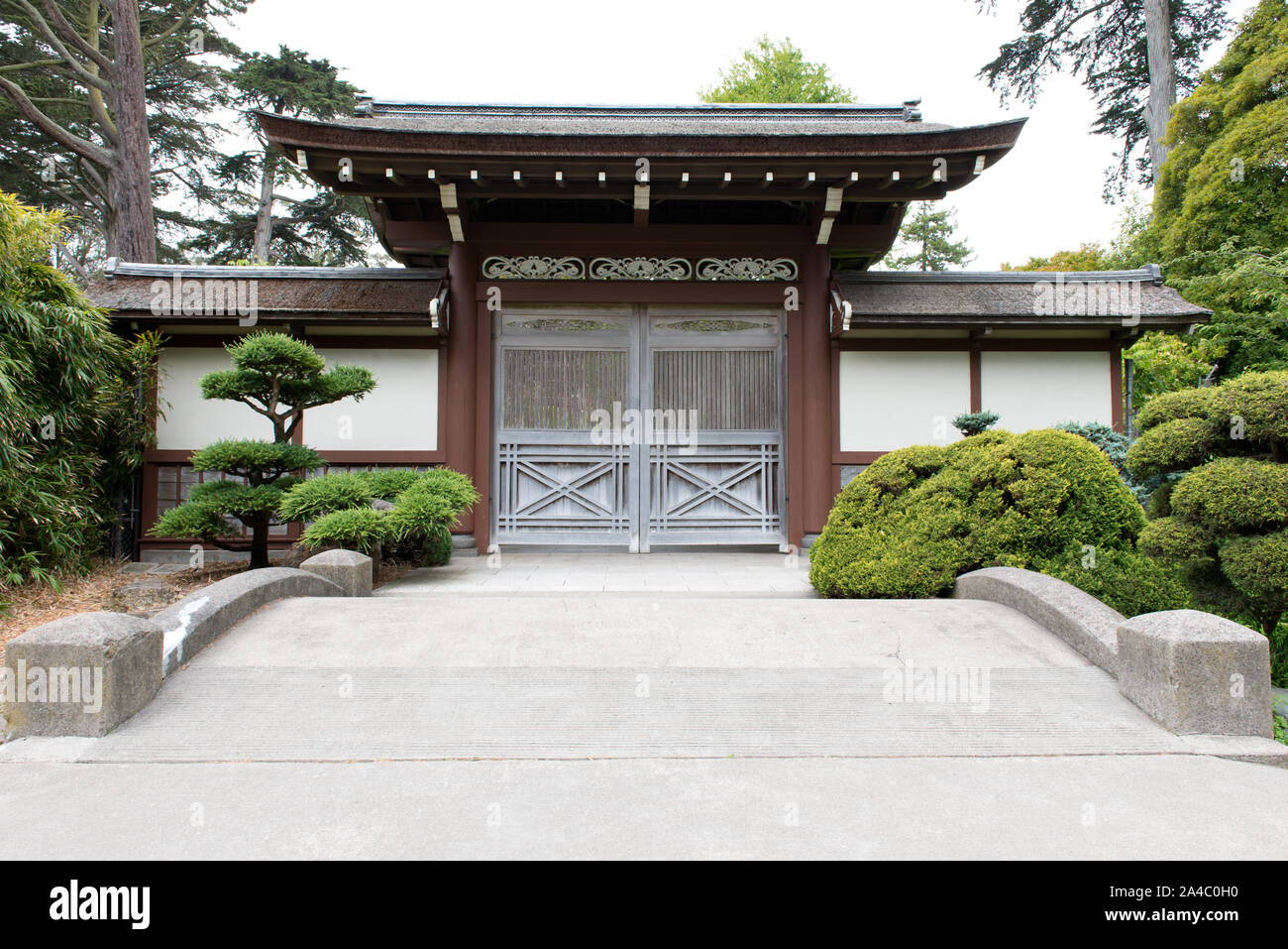Die Japanischen Tee Garten, im Golden Gate Park, San Francisco, Kalifornien Stockfoto
