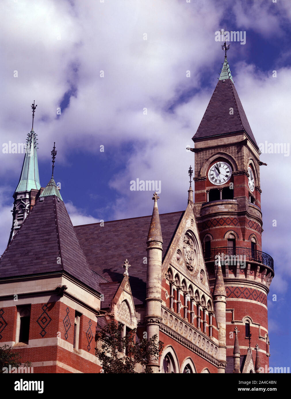 Die New York Public Library's Jefferson Market Branch, New York City, New York, Stockfoto
