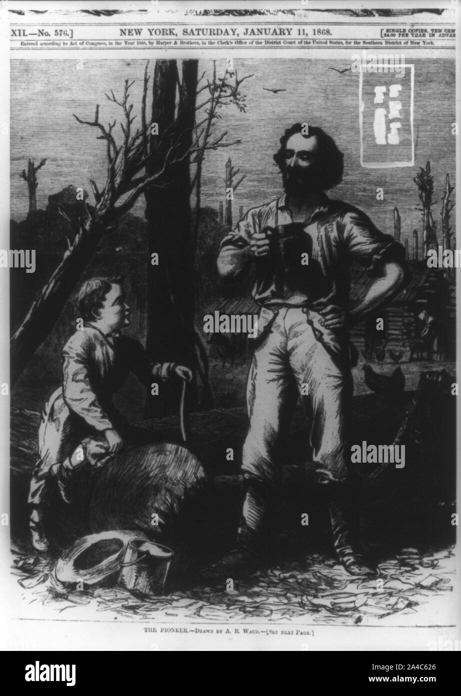 Der Pionier Stockfoto