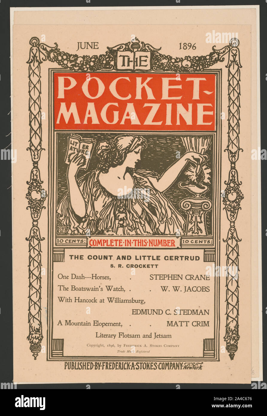 Der Pocket Magazin. Mai 1896. Flore, Stanley J. Weyman. Stockfoto