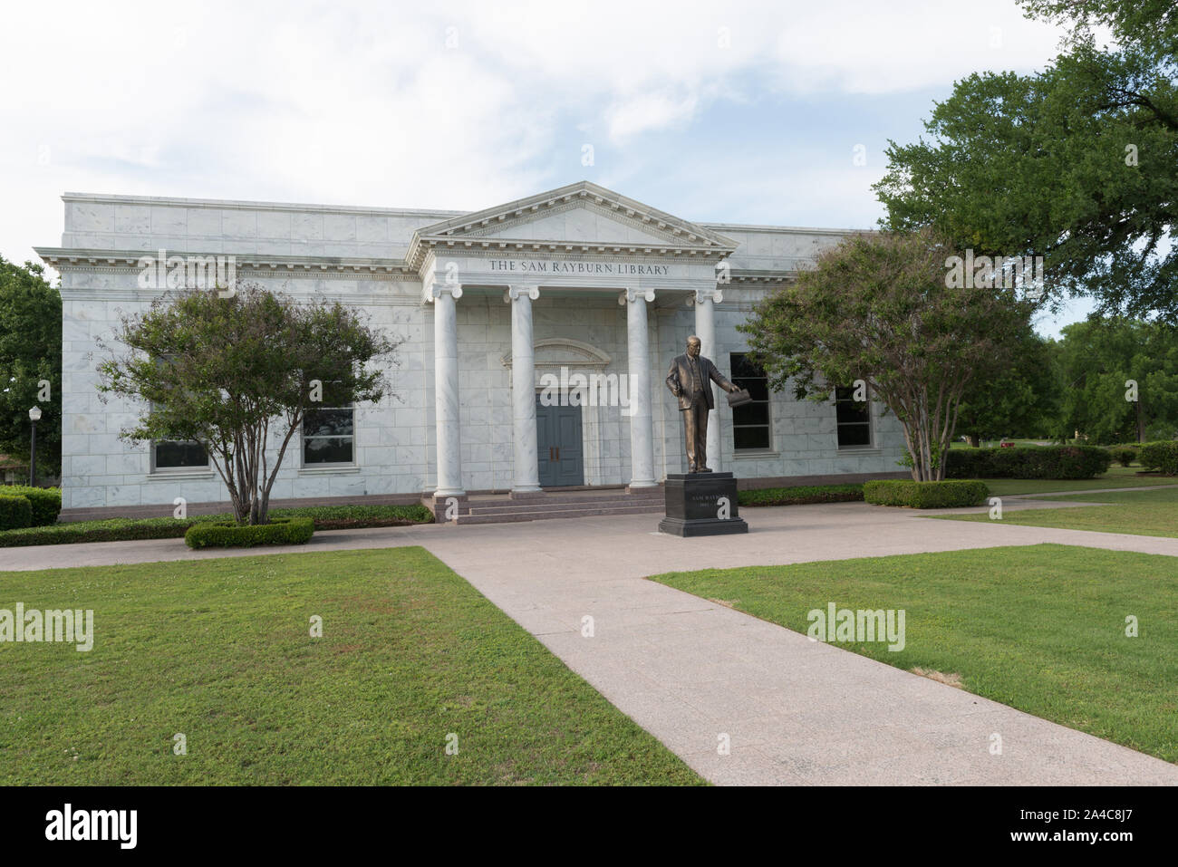 Die Sam Rayburn Library im Bonham, Texas Stockfoto