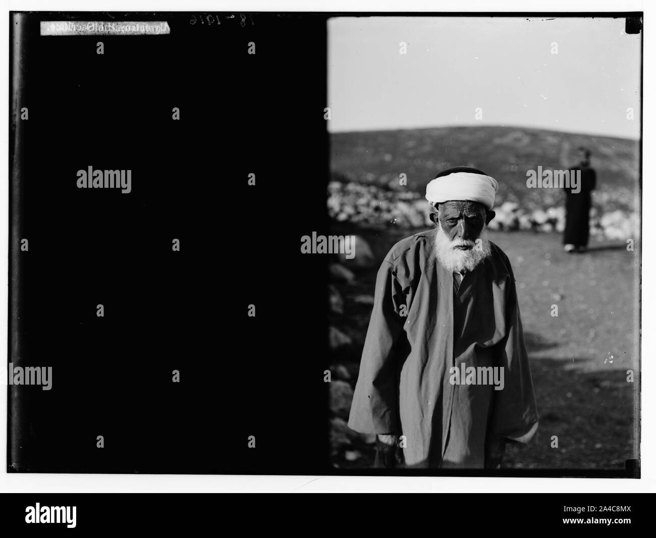 Die samariter von Nablus (Shechhem). Alte Samariter. Stockfoto