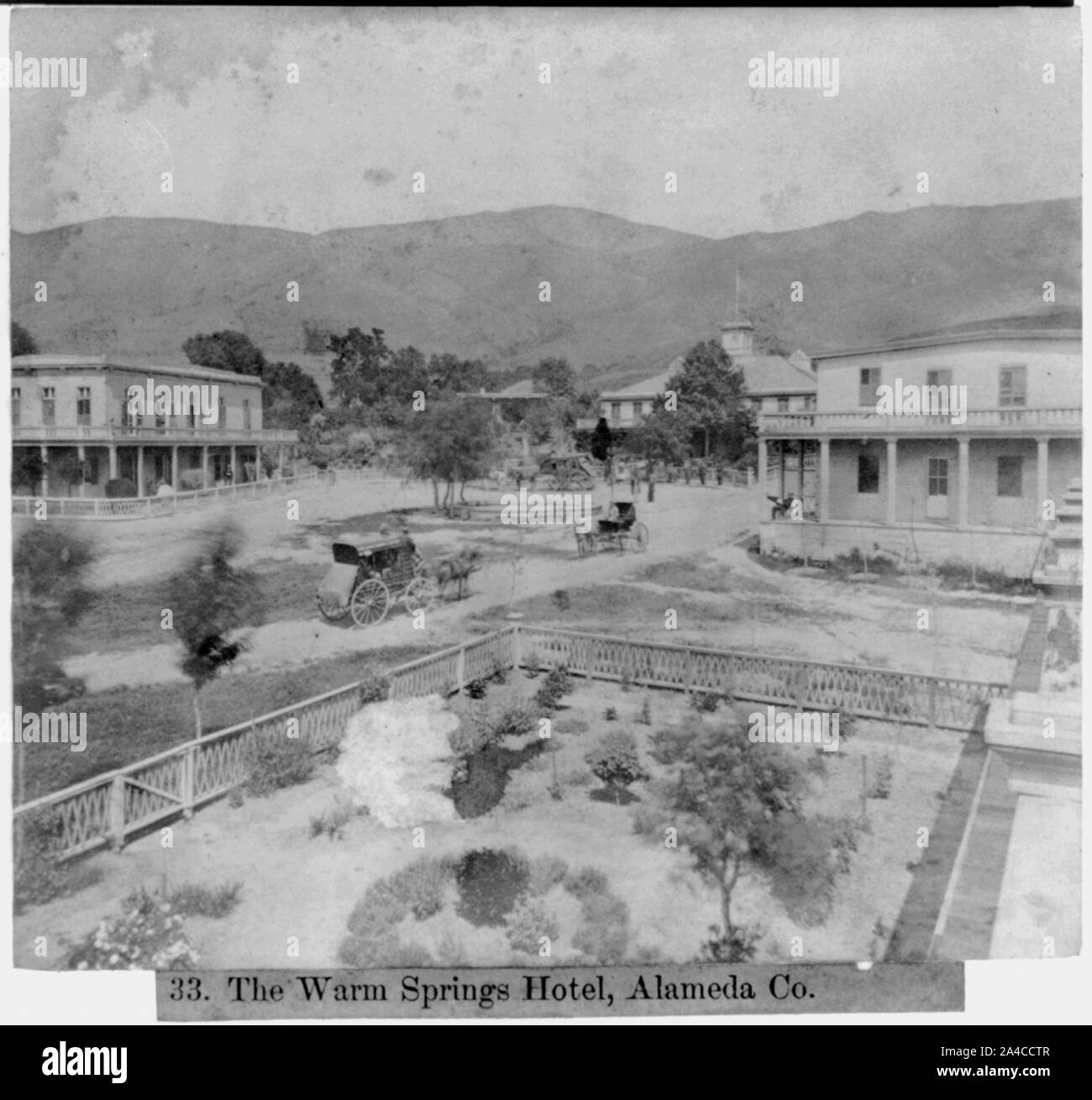 Der Warm Springs Hotel, Alameda County Stockfoto