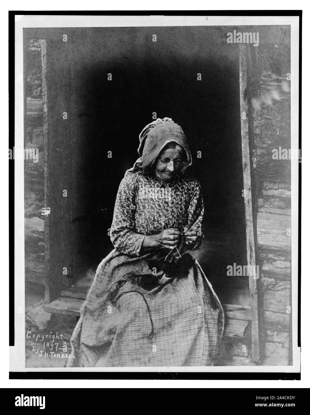 Die überschnittenen Stich Stockfoto