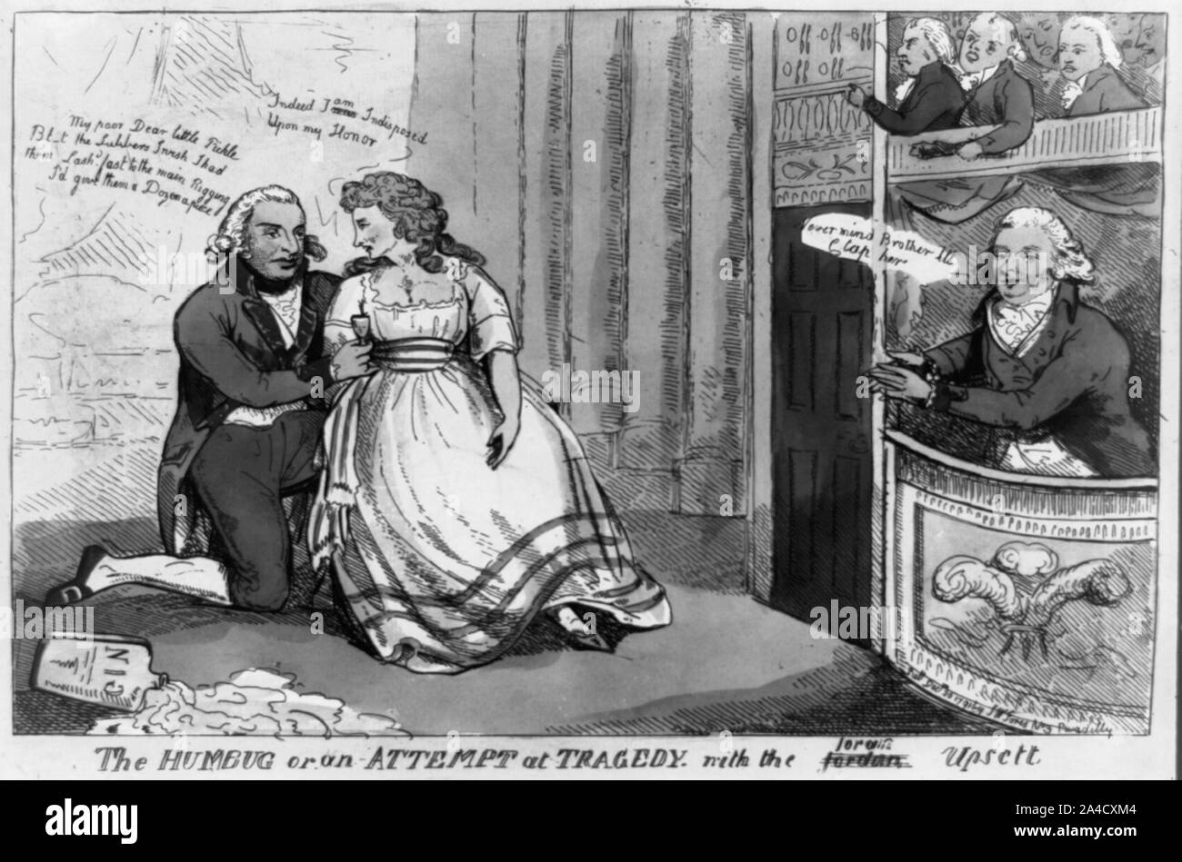 Die hambug oder der Versuch einer Tragödie, mit dem Jordan [Struck durch und durch] Joram Upsett ersetzt Stockfoto