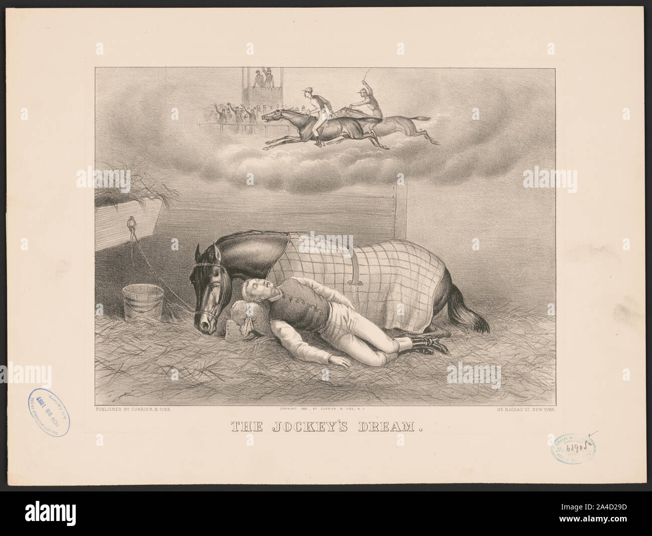 Der Jockey Traum Stockfoto Der Jockey Traum Stockfoto