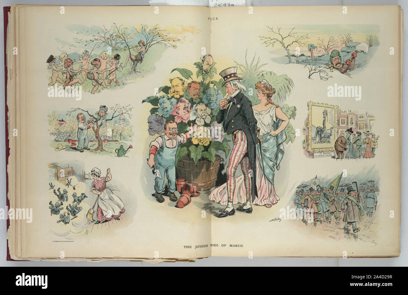 Die freudige Iden des März/Ehrhart. Stockfoto