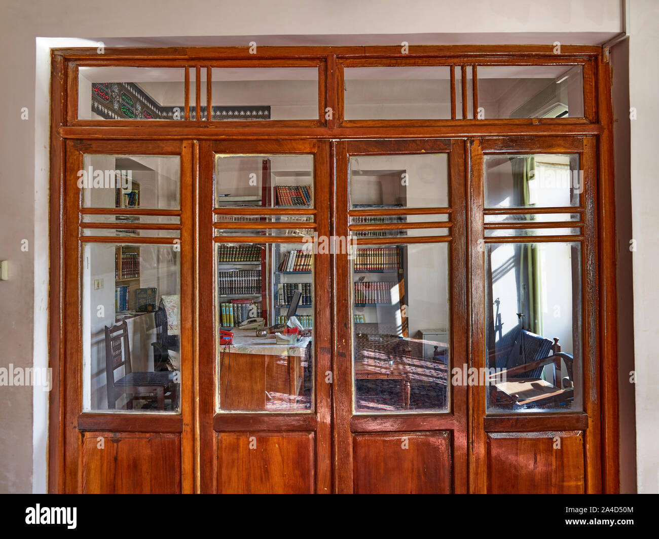 Das ehemalige Haus von Ayatollah Khomeini in der Stadt Qom, genommen am 10.11.2017. Heute ist das Institut für die Beantwortung von religiösen Fragen ist heute hier. | Verwendung weltweit Stockfoto