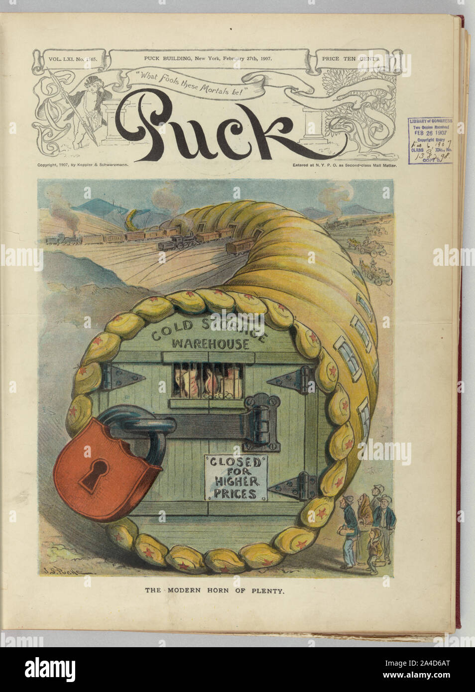 Die moderne Füllhorn/J.S. Pughe. Stockfoto