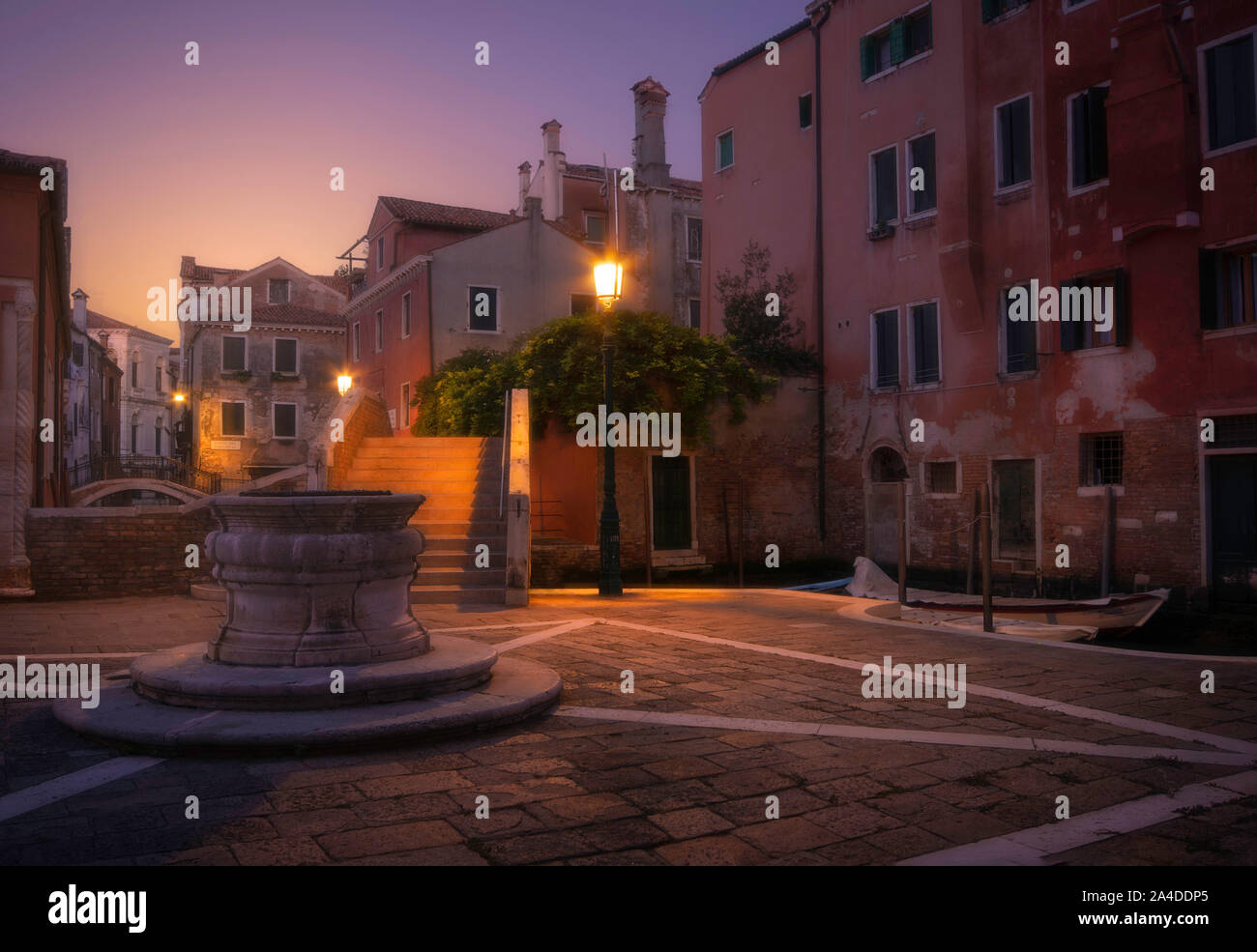 Venezianische Pfade 176 (Campo San Polo), Venedig, Venetien, Italien Stockfoto