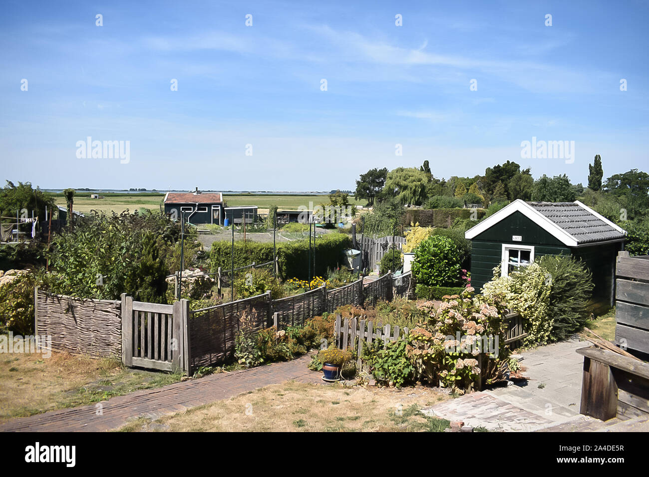 Alte holländische Haus der Marken Island, Niederlande Stockfoto