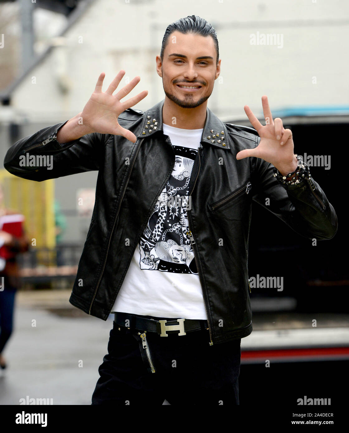 Foto muss Gutgeschrieben © Alex Huckle/Alpha Presse 067572 26/11/12 X Faktoren, Rylan Clarke an der ITV London Studios Stockfoto