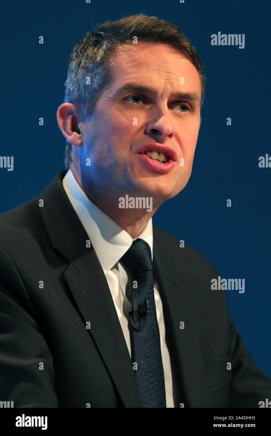 GAVIN WILLIAMSON, 2019 Stockfoto