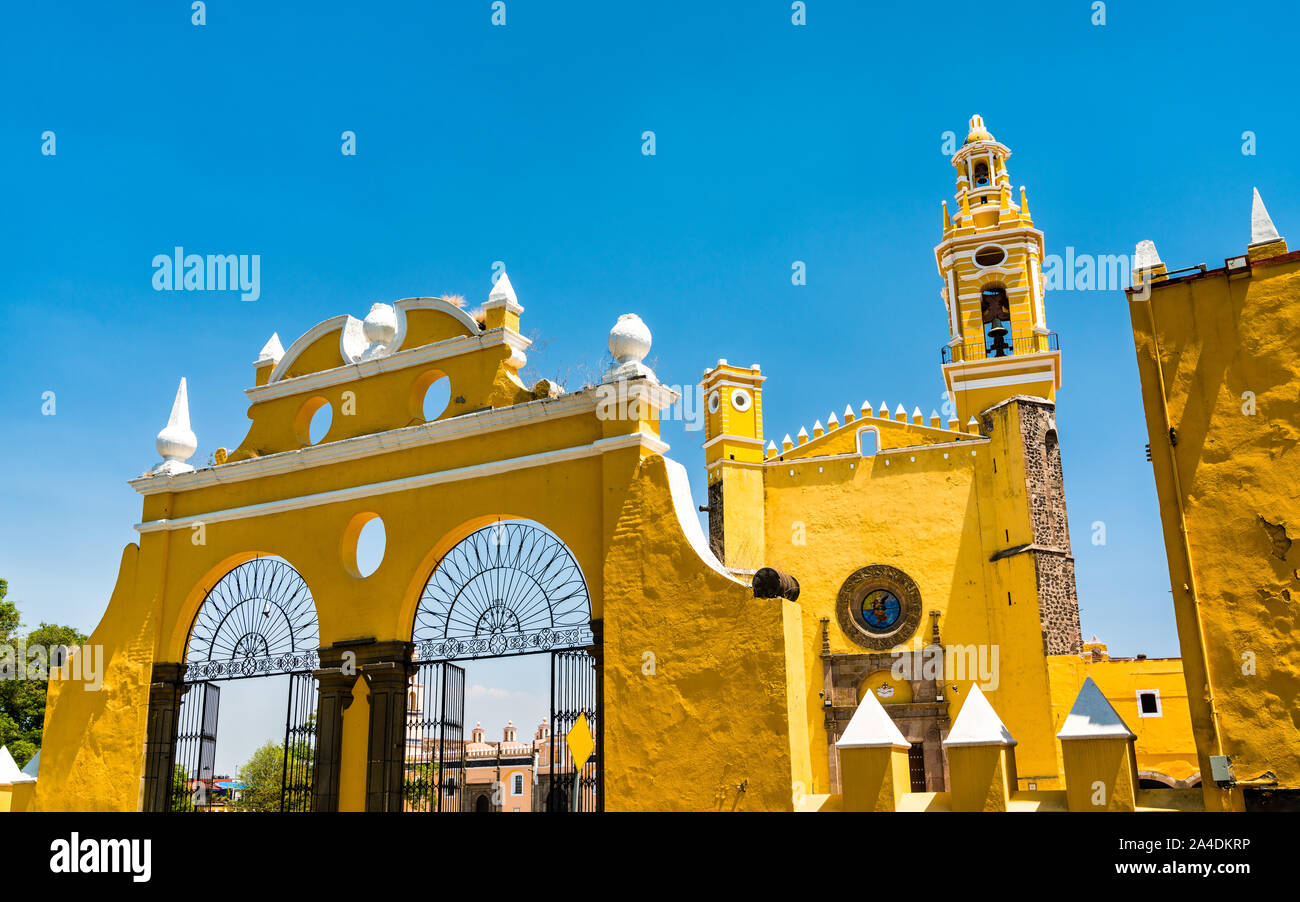 San Gabriel Kloster in Cholula, Mexiko Stockfoto