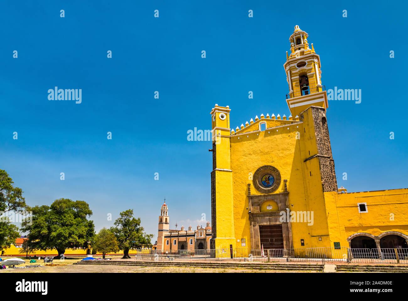 San Gabriel Kloster in Cholula, Mexiko Stockfoto