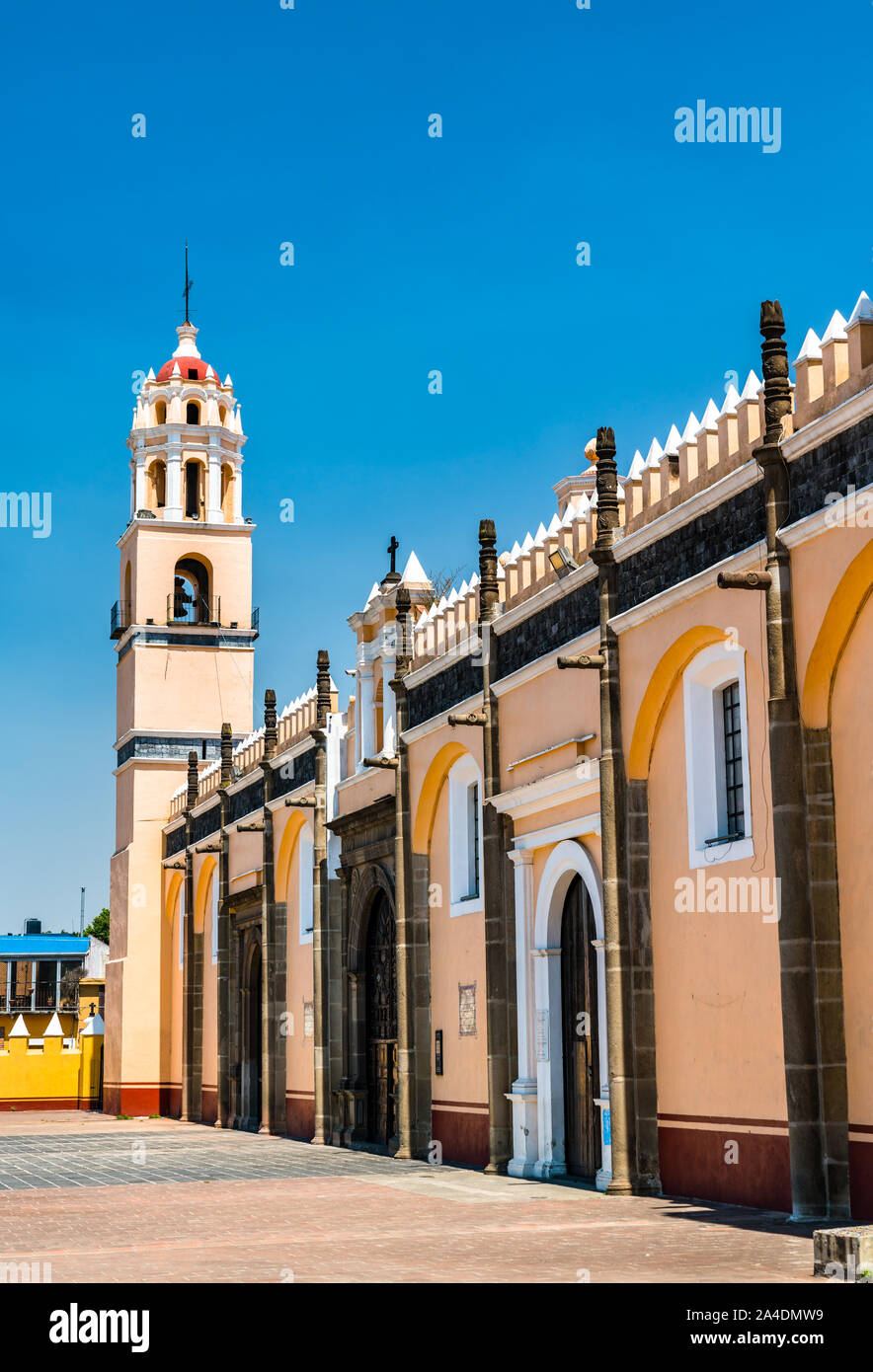 Capilla Real de Naturales in San Gabriel Kloster in Cholula, Mexiko Stockfoto