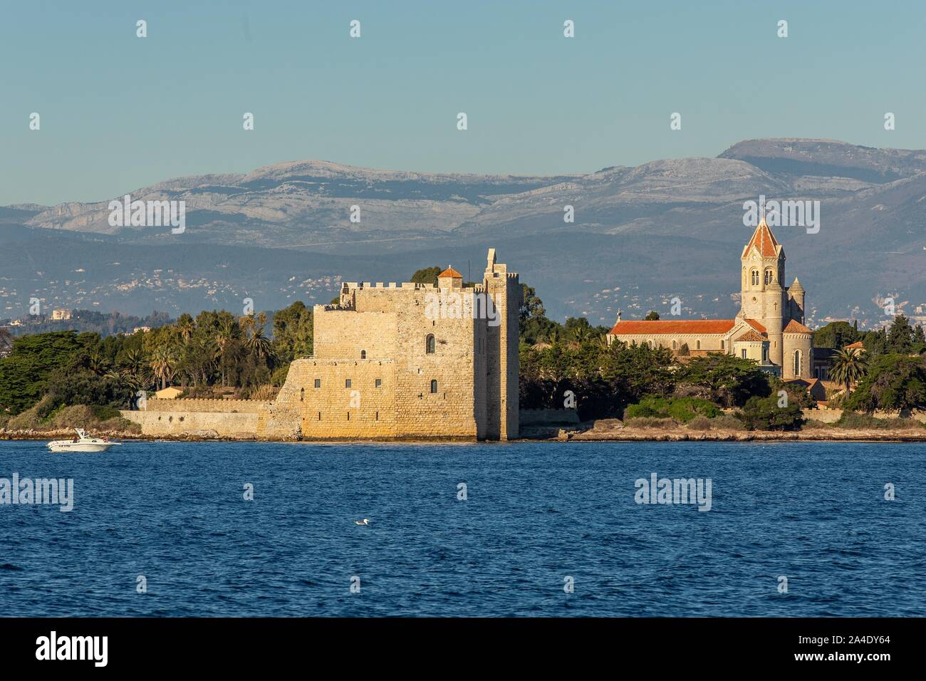 LERINS INSELN, Insel SAINT HONORAT UND SAINT HONORAT ABBEY, (06) Alpes Maritimes, SUD REGION Stockfoto