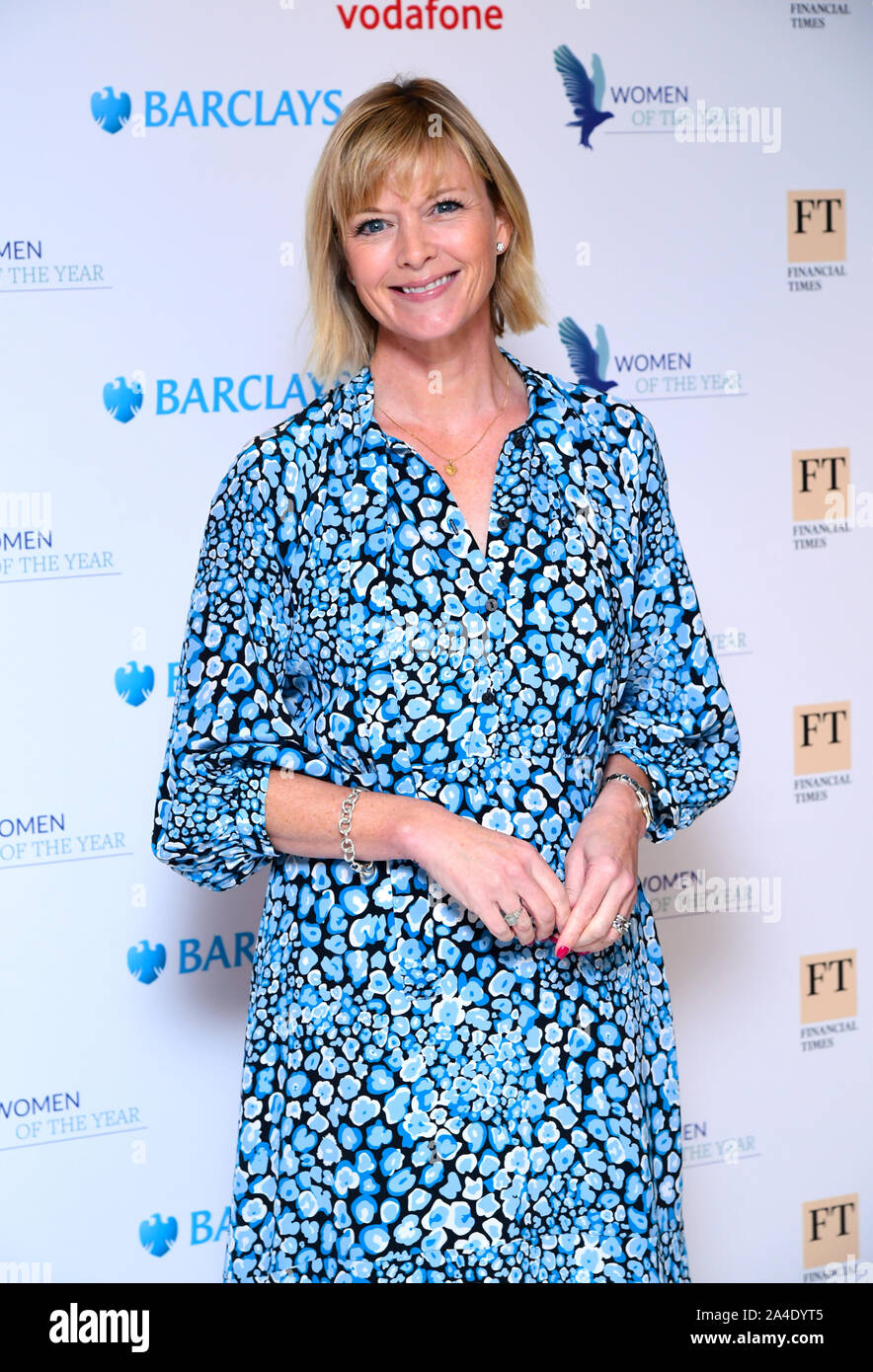 Julie Etchingham sorgen der Frauen des Jahres Mittagessen und Awards 2019 an das Royal Lancaster Hotel, London. Stockfoto