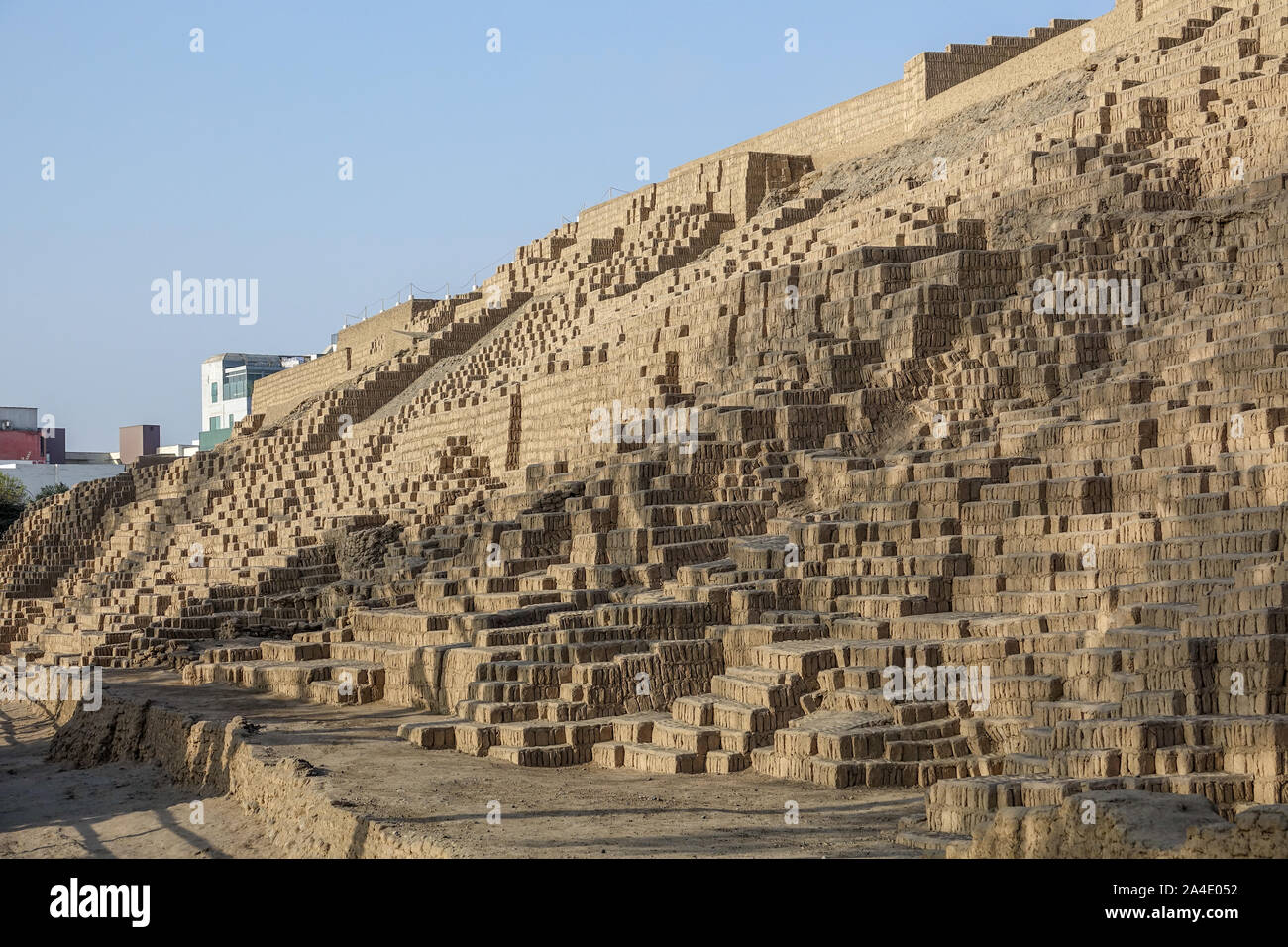 Inca Ruis Der Huaca Pucllane In Lima Die Hauptstadt Von Peru Stockfotografie Alamy