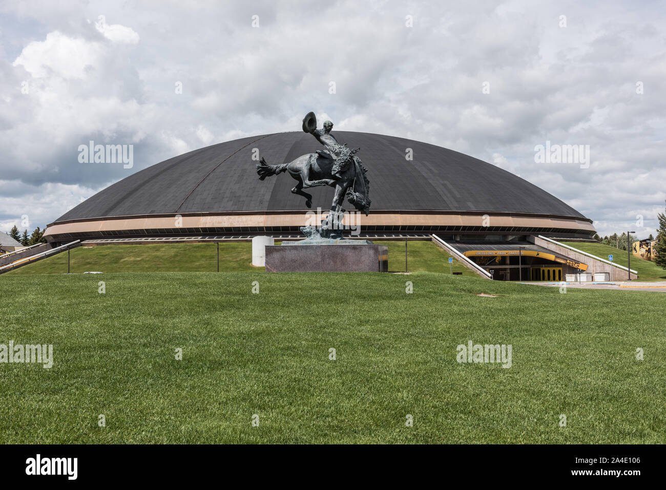 Die Sports Arena und das Auditorium an der Universität von Wyoming in Laramie, Wyoming Stockfoto