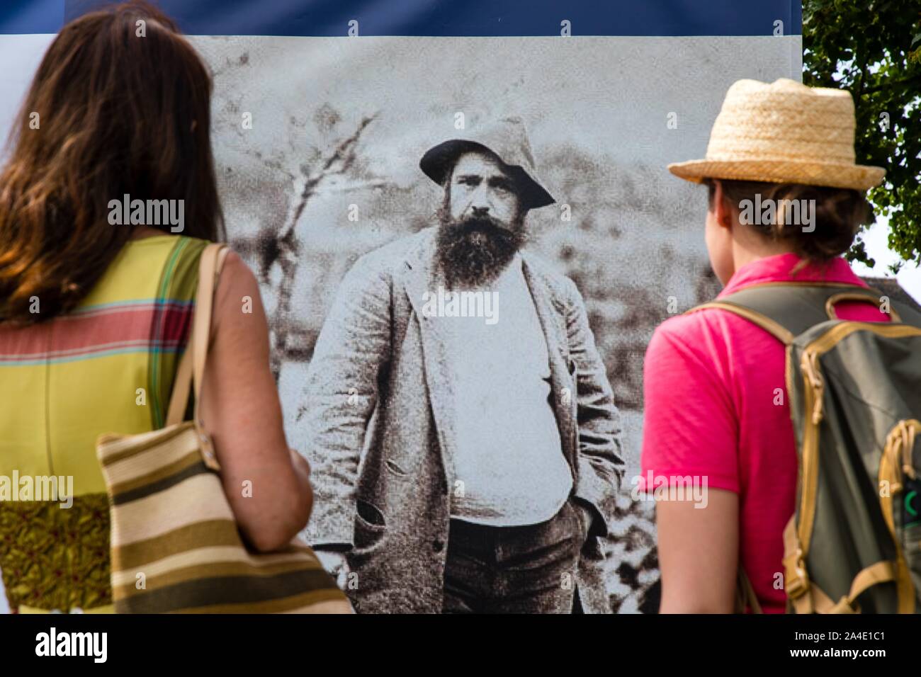 Dorf von Binz, wo Claude Monet seine Staffelei, (23) CREUSE, neue Aquitaine, Frankreich Stockfoto