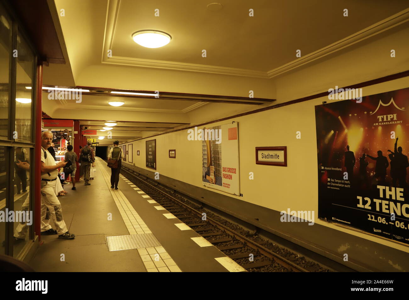 Die U-Bahn in Berlin, Deutschland Stockfoto