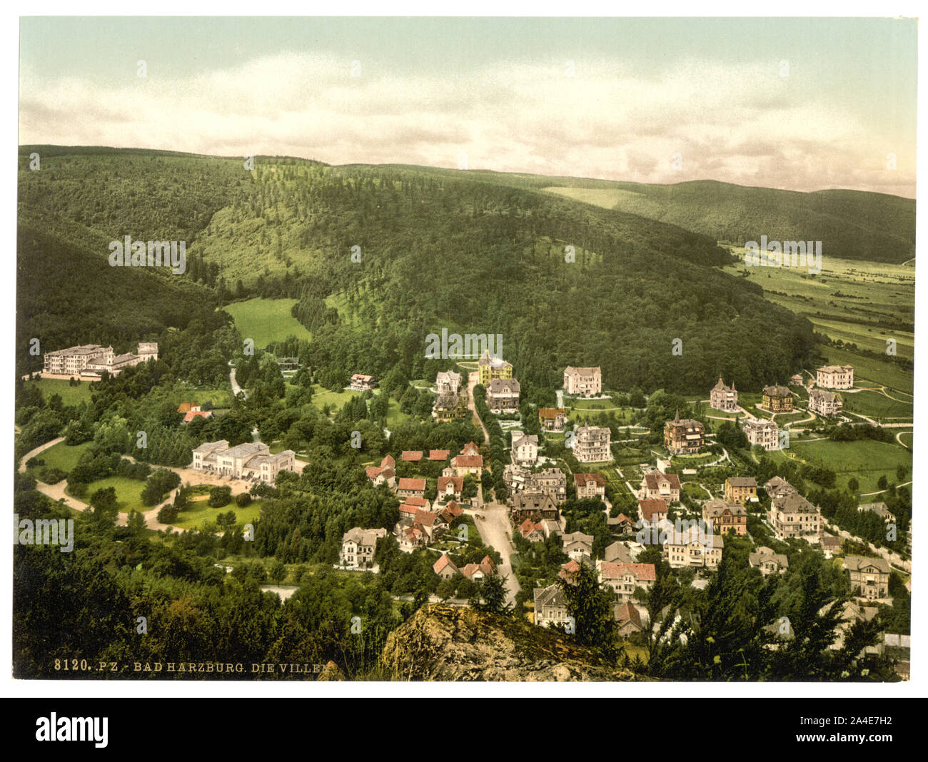 Die Dörfer, Harzburg, Hartz, Deutschland Stockfoto