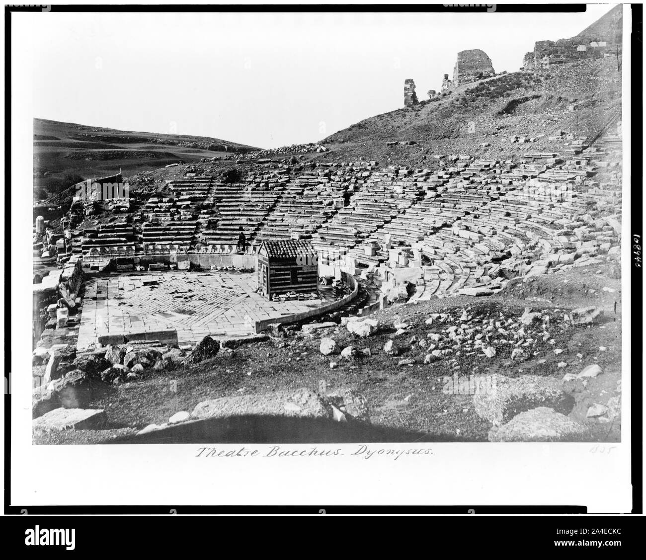 Theater Bacchus. Dyonysus Stockfoto