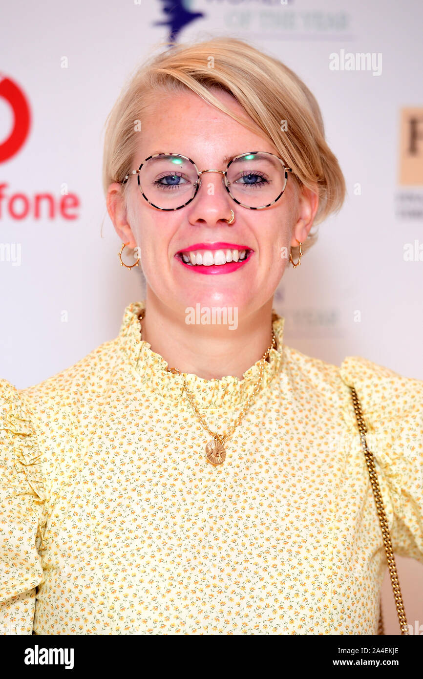 Emma Gannon sorgen der Frauen des Jahres Mittagessen und Awards 2019 an das Royal Lancaster Hotel, London. Stockfoto