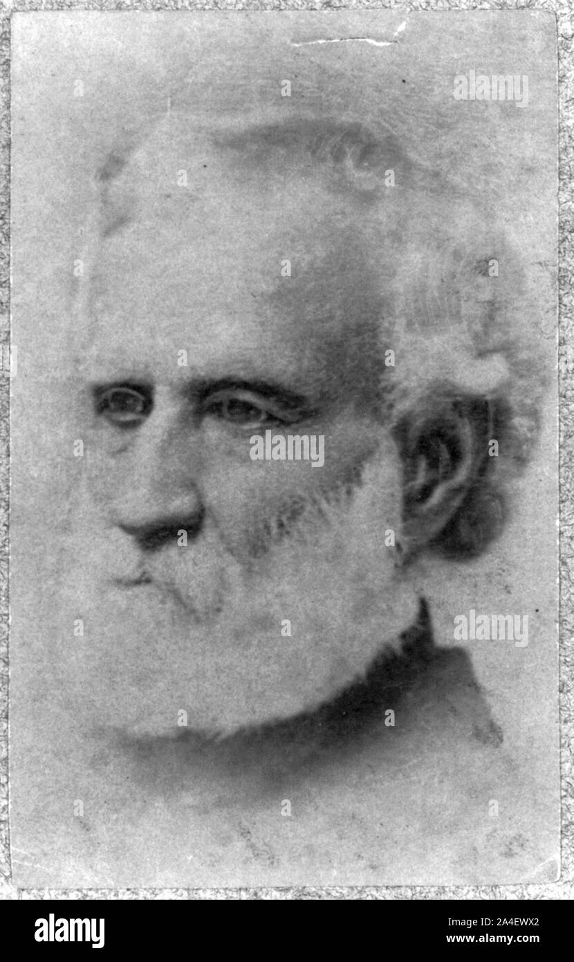 Thomas Turner Fauntleroy, 1795-1883, Kopf hoch, nach links Stockfoto