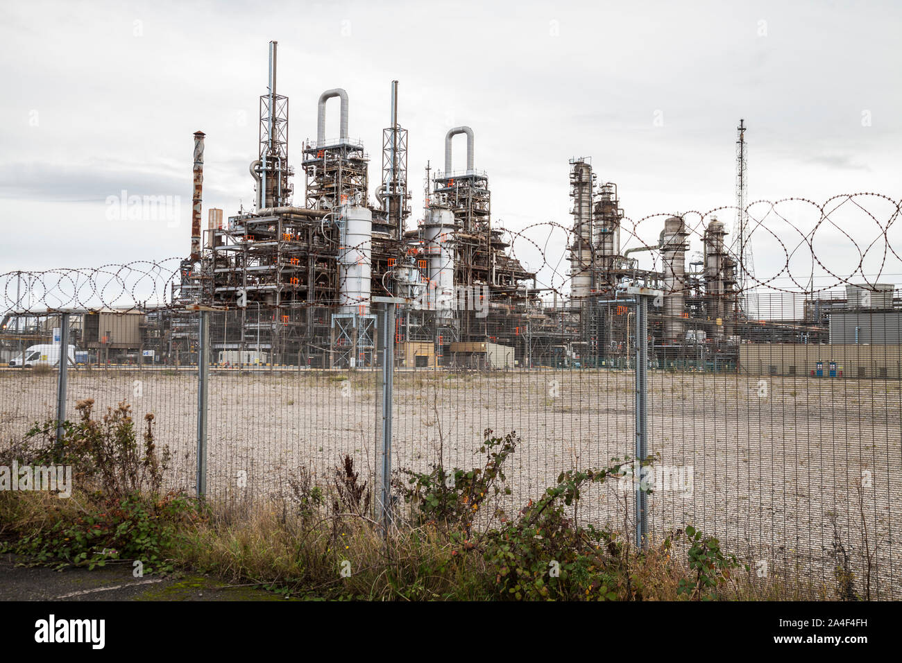 Die industrielle Skyline bei Seal Sands, Stockton on Tees, England, Großbritannien Stockfoto