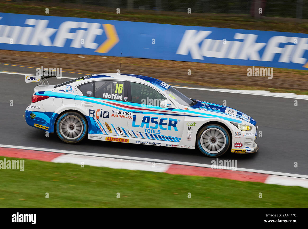 BTCC British Touring Car Championship 2019 letzte Runde Qualifying in Brands Hatch Stockfoto