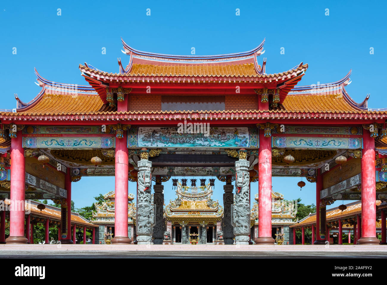 Chinesische Schrein und Tempel in Bangkok, Thailand Stockfoto