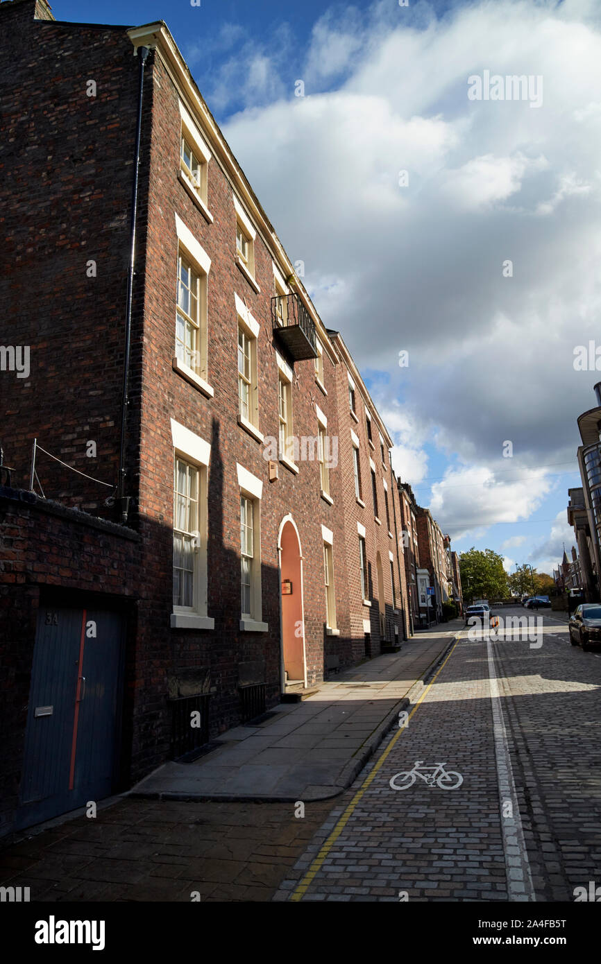 Street Georgian Quarter Liverpool England UK montieren Stockfoto