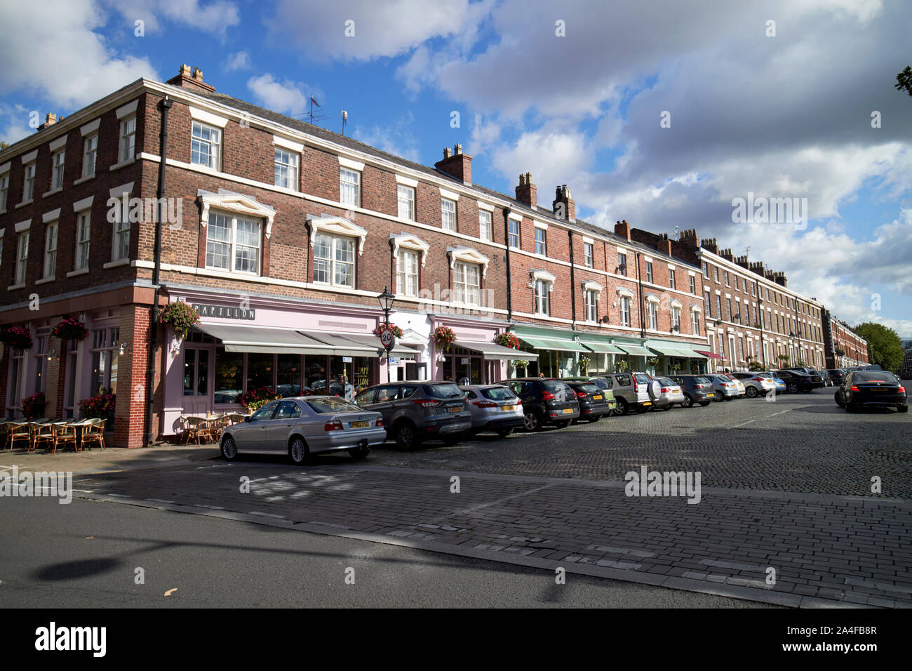 Faulkner Straße im georgianischen Viertel von Liverpool England Großbritannien Stockfoto
