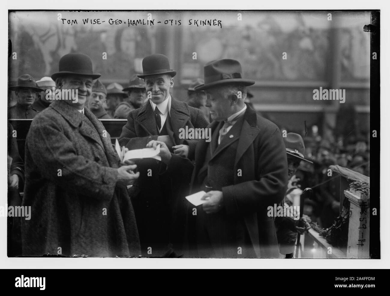 Tom Kluge, Geo. Hamlin, Otis Skinner Stockfoto