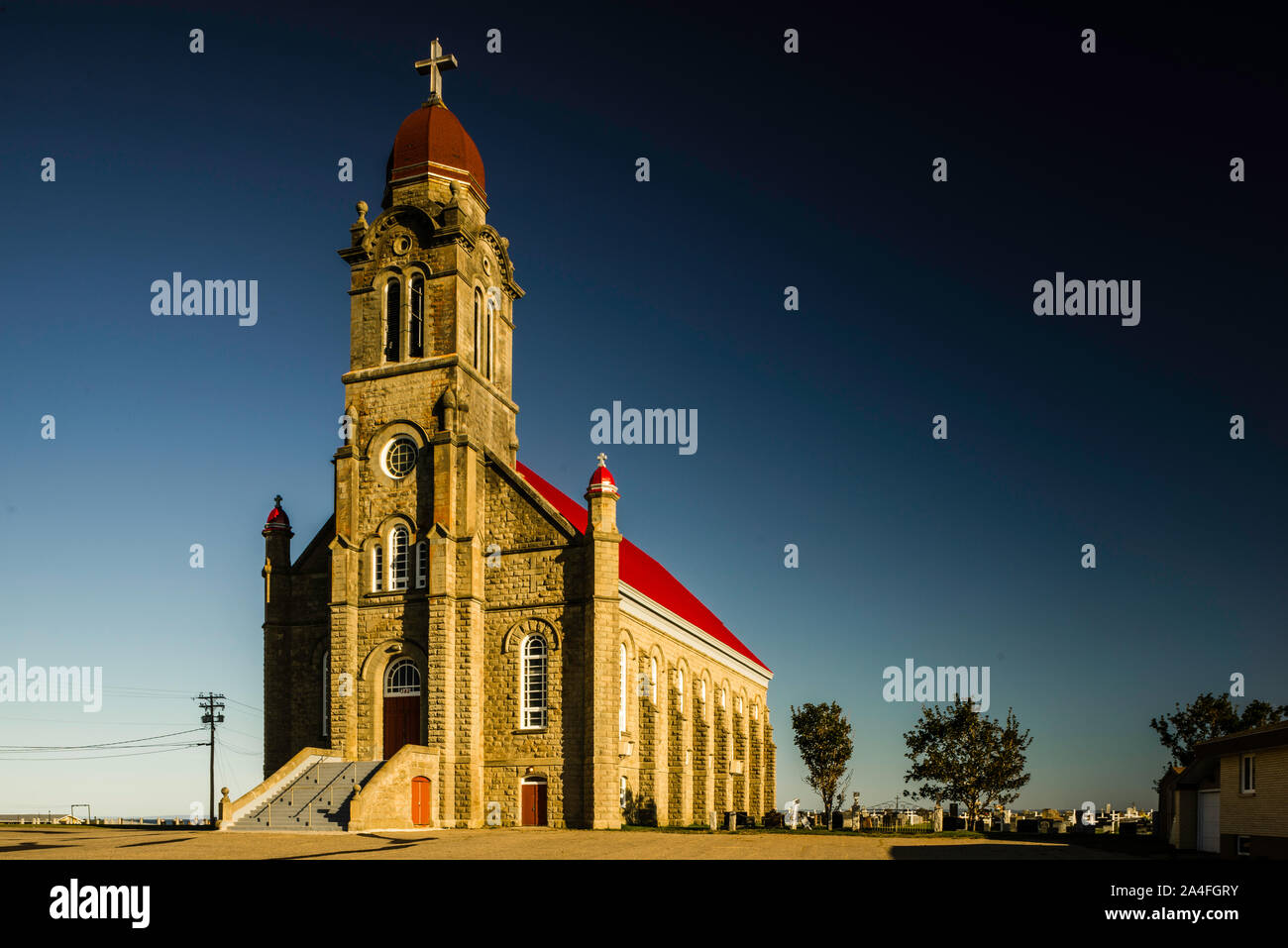 Ster-simon und St-Jude Kirche Grande-Anse, New Brunswick, CA Stockfoto