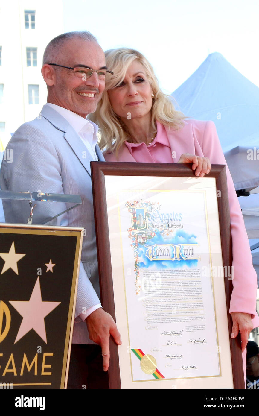 Judith Light Star Zeremonie auf dem Hollywood Walk of Fame am 12. September 2019 in Los Angeles, CA bietet: Mitch O'Farrell, Judith Licht wo: Los Angeles, Kalifornien, Vereinigte Staaten, wenn: 12 Sep 2019 Credit: Nicky Nelson/WENN.com Stockfoto